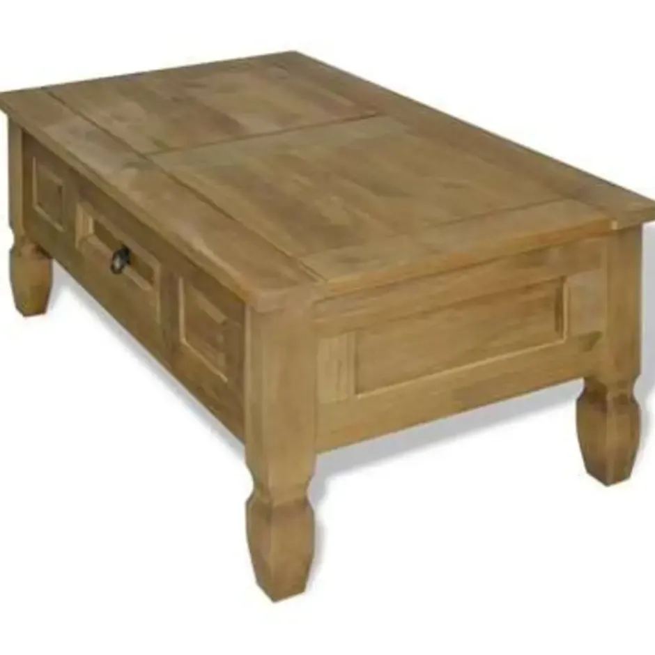 vidaXL - Salontafel - Bruin - Grenenhout