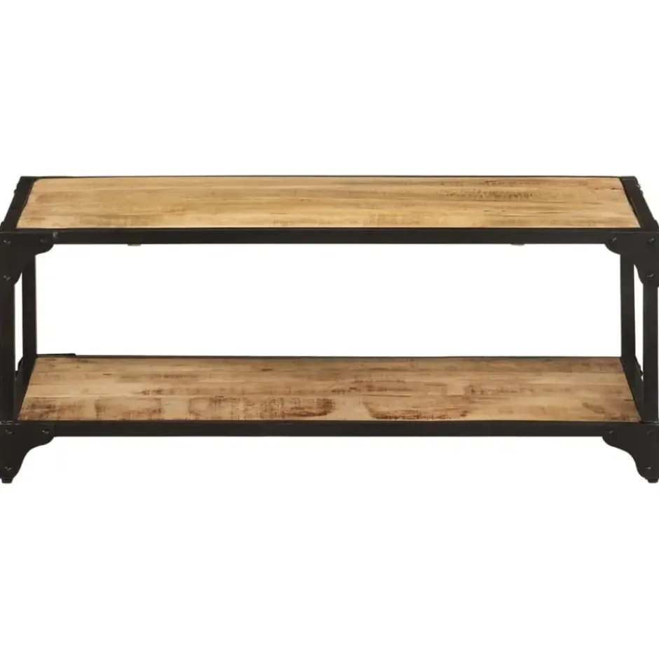 vidaXL - Salontafel - Bruin - Hout - 90 x 45 x 35 cm