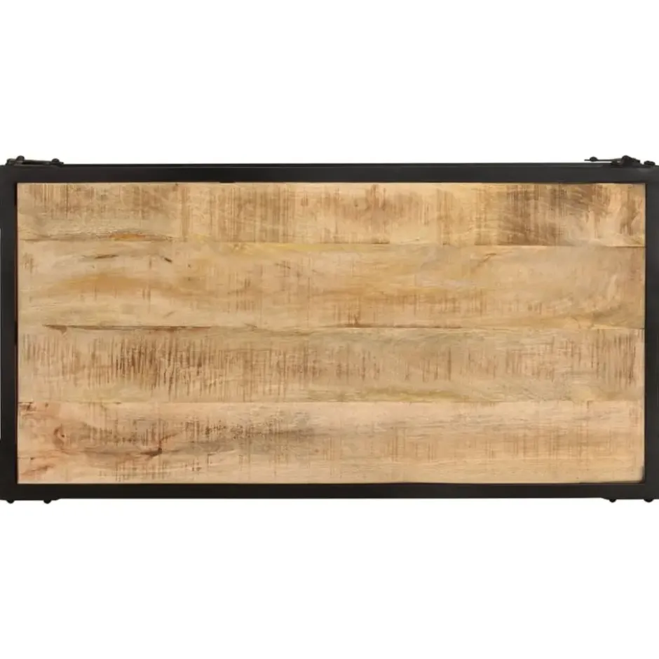 vidaXL - Salontafel - Bruin - Hout - 90 x 45 x 35 cm