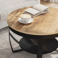 vidaXL - Salontafel - Bruin - Hout