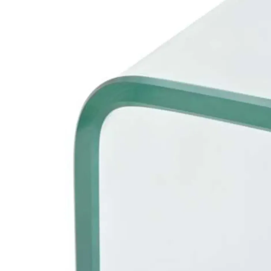 vidaXL - Salontafel - Transparent - Glas