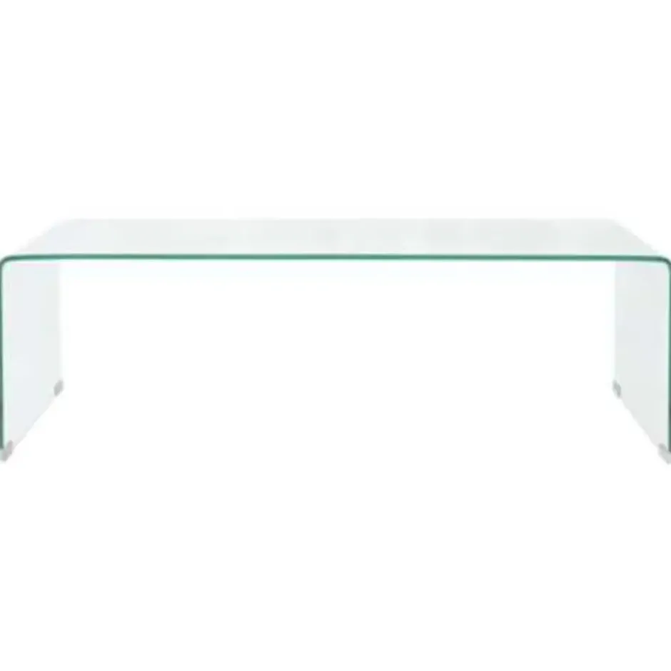 vidaXL - Salontafel - Transparent - Glas