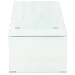 vidaXL - Salontafel - Transparent - Glas