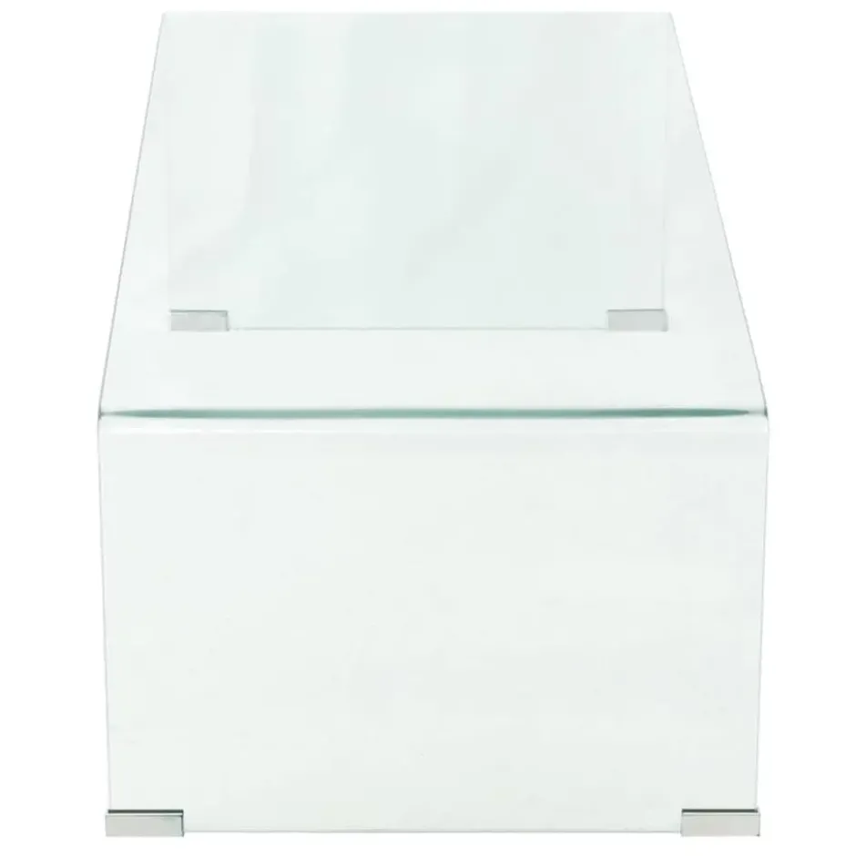 vidaXL - Salontafel - Transparent - Glas