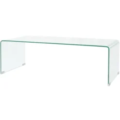 vidaXL - Salontafel - Transparent - Glas