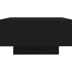 vidaXL - Salontafel - Zwart - Bewerkt hout - 90 x 60 x 31 cm