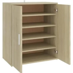 vidaXL - Schoenenkast - Bruin - Bewerkt hout - 60 x 35 x 70 cm