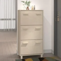 vidaXL - Schoenenkast - Bruin - Grenenhout