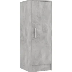 vidaXL - Schoenenkast - Grijs - Bewerkt hout - 31.5 x 35 x 92 cm