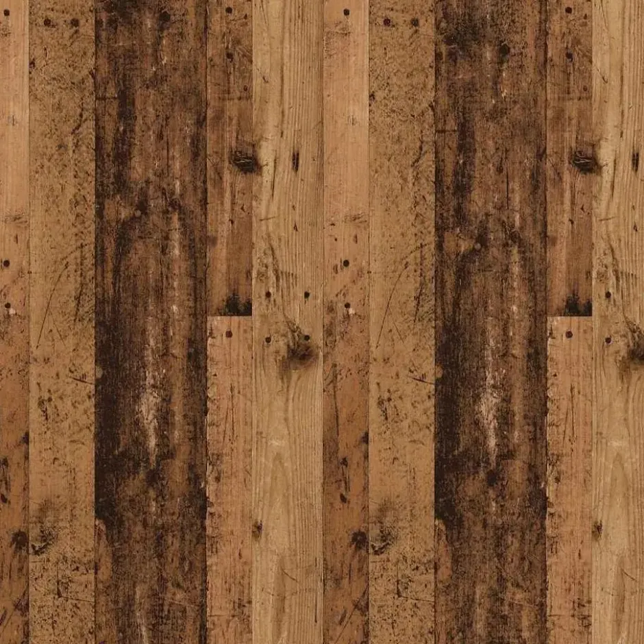 vidaXL - Schoenenkast met 1 lade en 2 deuren - Oud hout - Hout - 60x35x84 cm