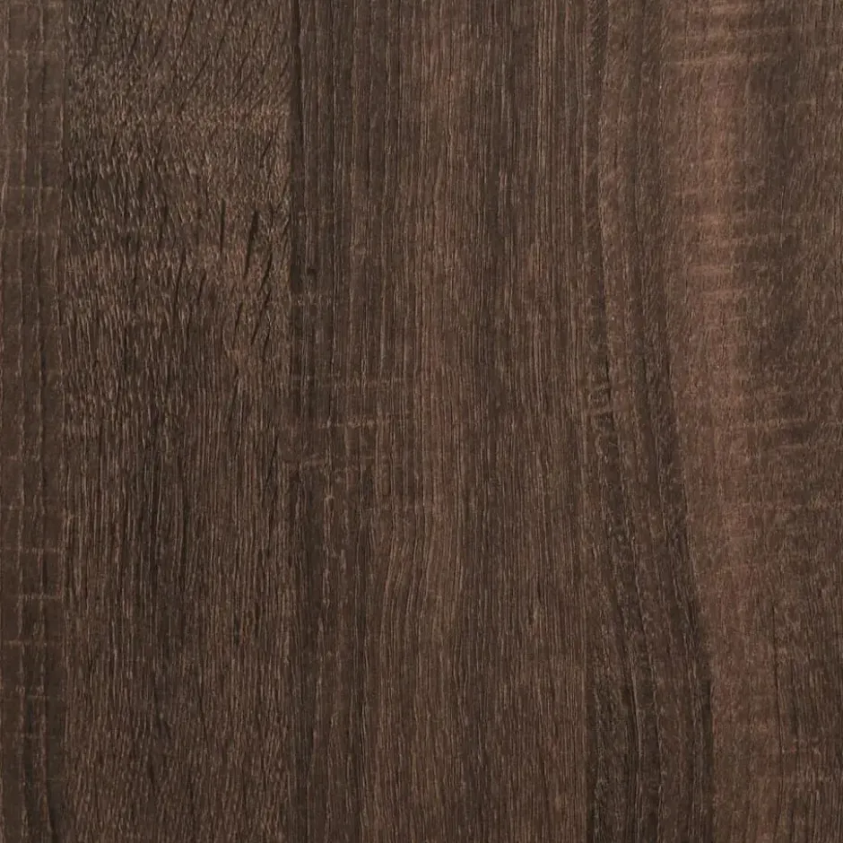 vidaXL - Schoenenkast met metalen poten 10 paar - Bruin eiken - 75x38x97,5 cm