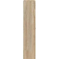 vidaXL - Schoenenkast 4 paar met 2 kleppen - Hout eiken - Hout - 59x17x81 cm