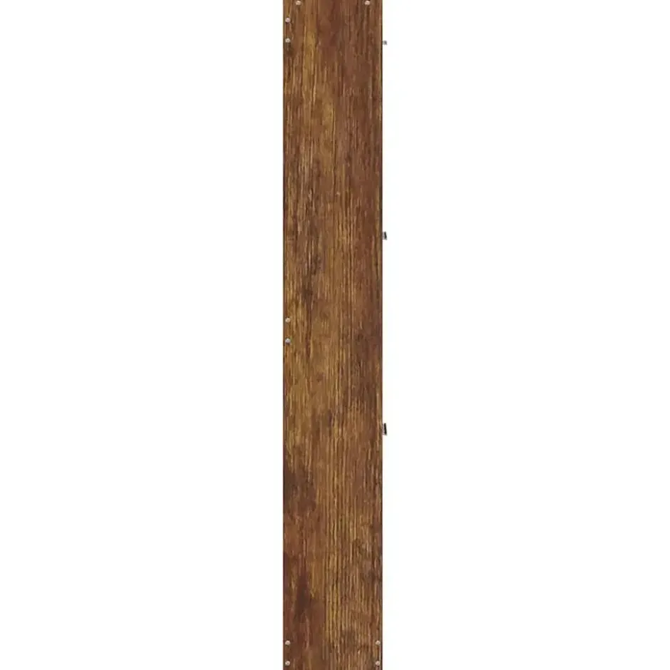 vidaXL - Schoenenkast 6 paar met 3 kleppen - Gerookt eiken - Hout - 59x17x108 cm