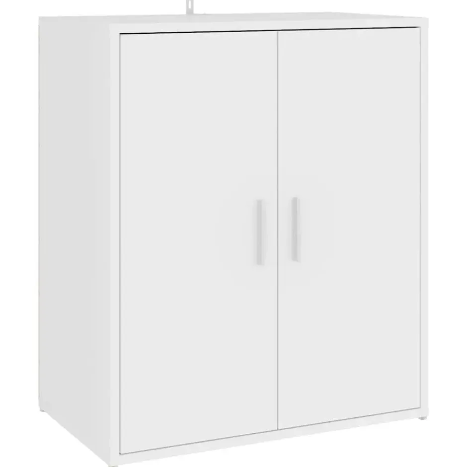 vidaXL - Schoenenkast - Wit - Bewerkt hout - 60 x 35 x 70 cm