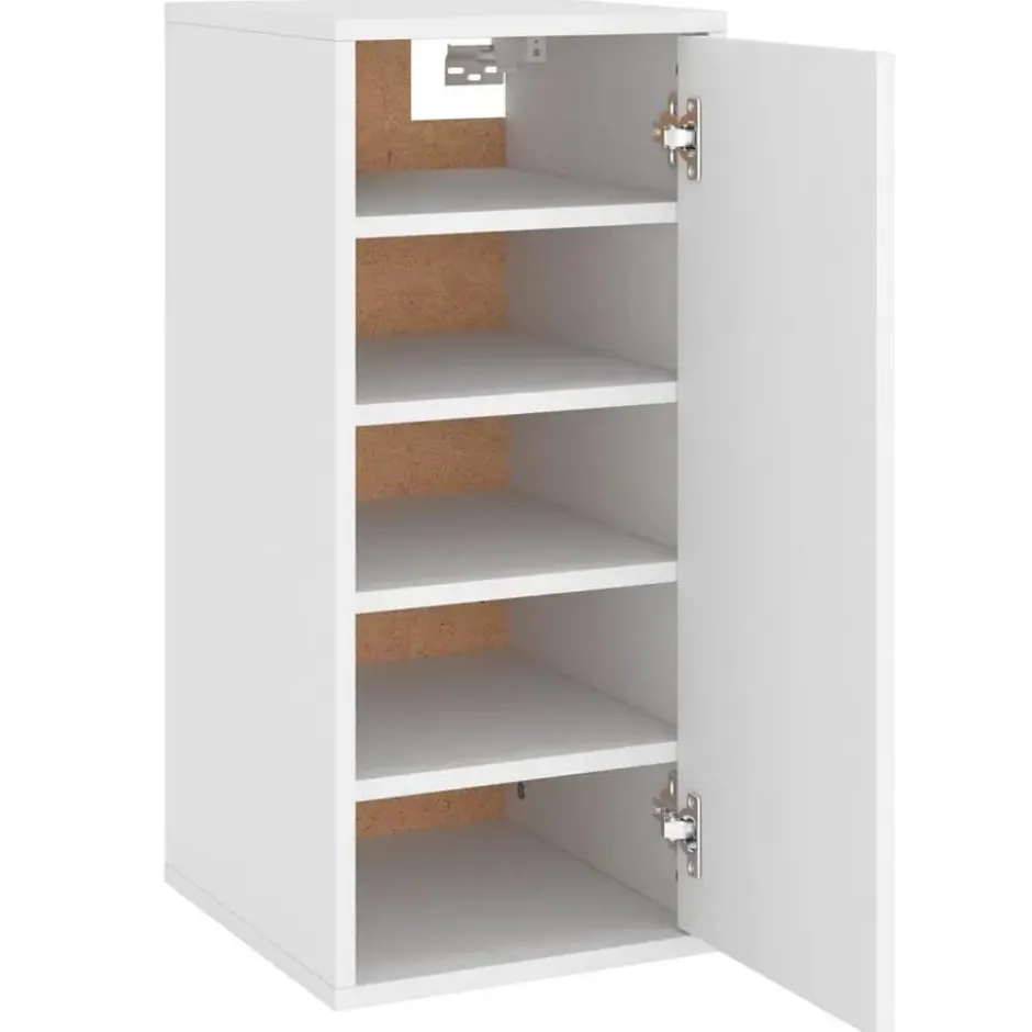vidaXL - Schoenenkast - Wit - Bewerkt hout - 31.5 x 35 x 70 cm