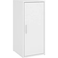 vidaXL - Schoenenkast - Wit - Bewerkt hout - 31.5 x 35 x 70 cm