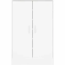 vidaXL - Schoenenkast - Wit - Bewerkt hout - 60 x 35 x 92 cm