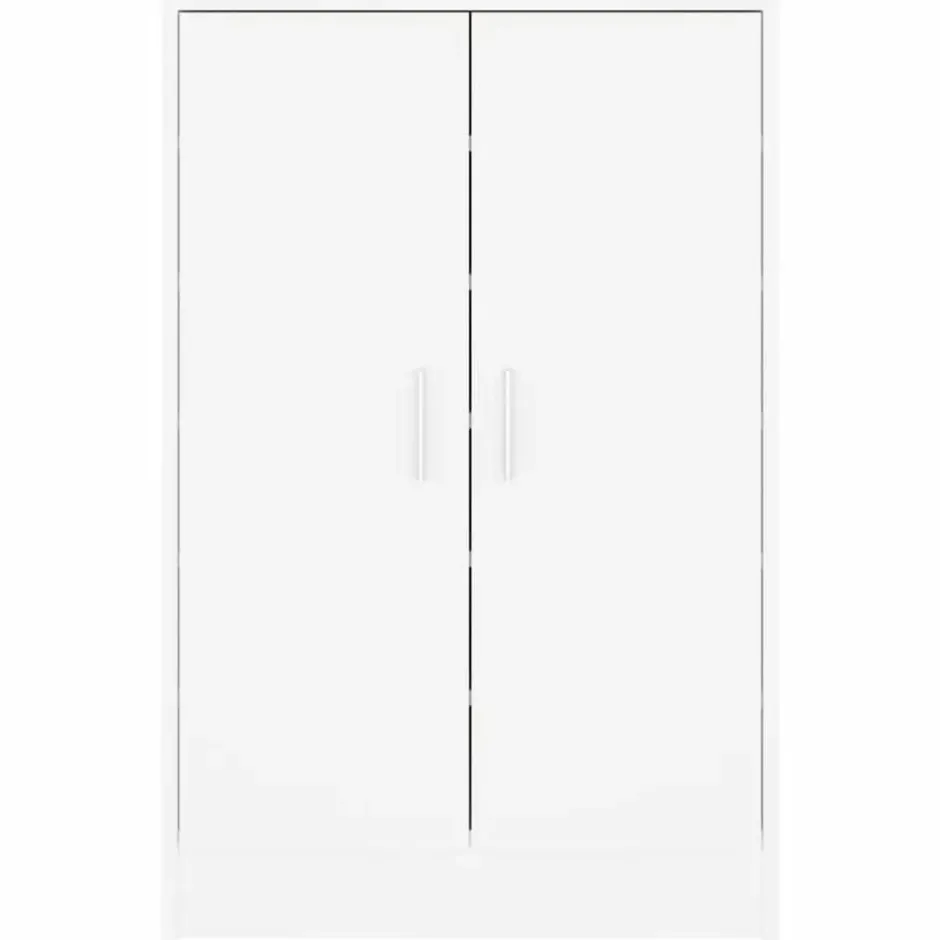 vidaXL - Schoenenkast - Wit - Bewerkt hout - 60 x 35 x 92 cm