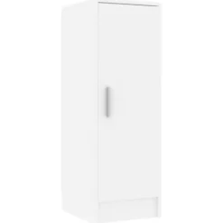 vidaXL - Schoenenkast - Wit - Bewerkt hout - 31.5 x 35 x 92 cm