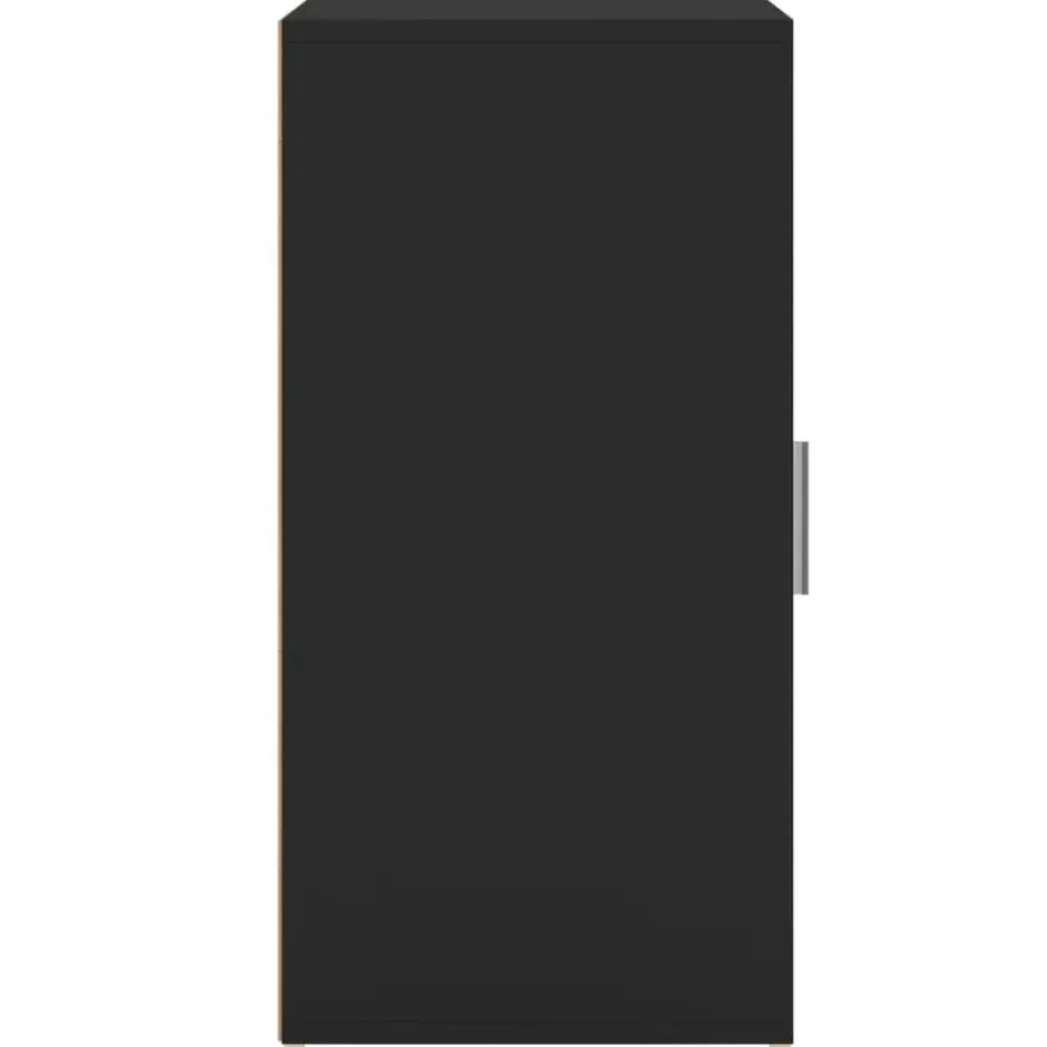 vidaXL - Schoenenkast - Zwart - Bewerkt hout - 31.5 x 35 x 70 cm