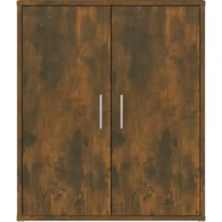 vidaXL - Schoenenrek - Bruin - Bewerkt hout - 60 x 35 x 70 cm