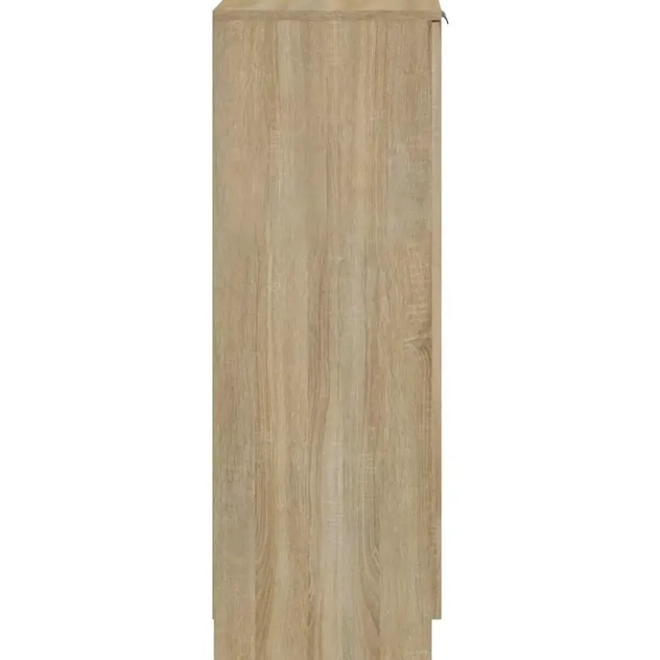 vidaXL - Schoenenrek - Bruin - Bewerkt hout