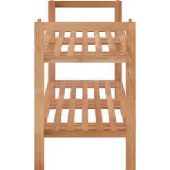 vidaXL - Schoenenrek - Bruin - Hout