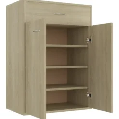 vidaXL - Schoenrek - Bruin - Bewerkt hout