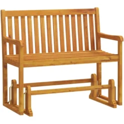 vidaXL - Schommelbank - Bruin - Acaciahout -110 cm