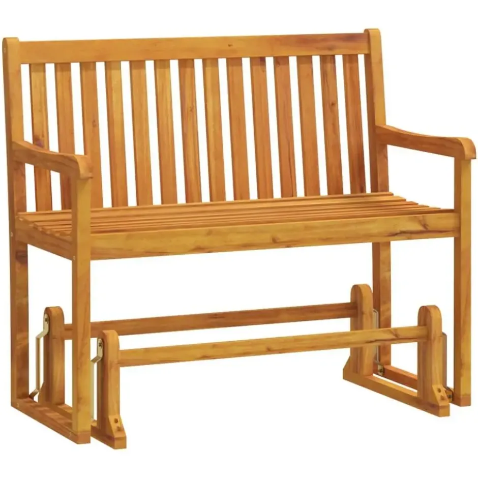 vidaXL - Schommelbank - Bruin - Acaciahout -110 cm