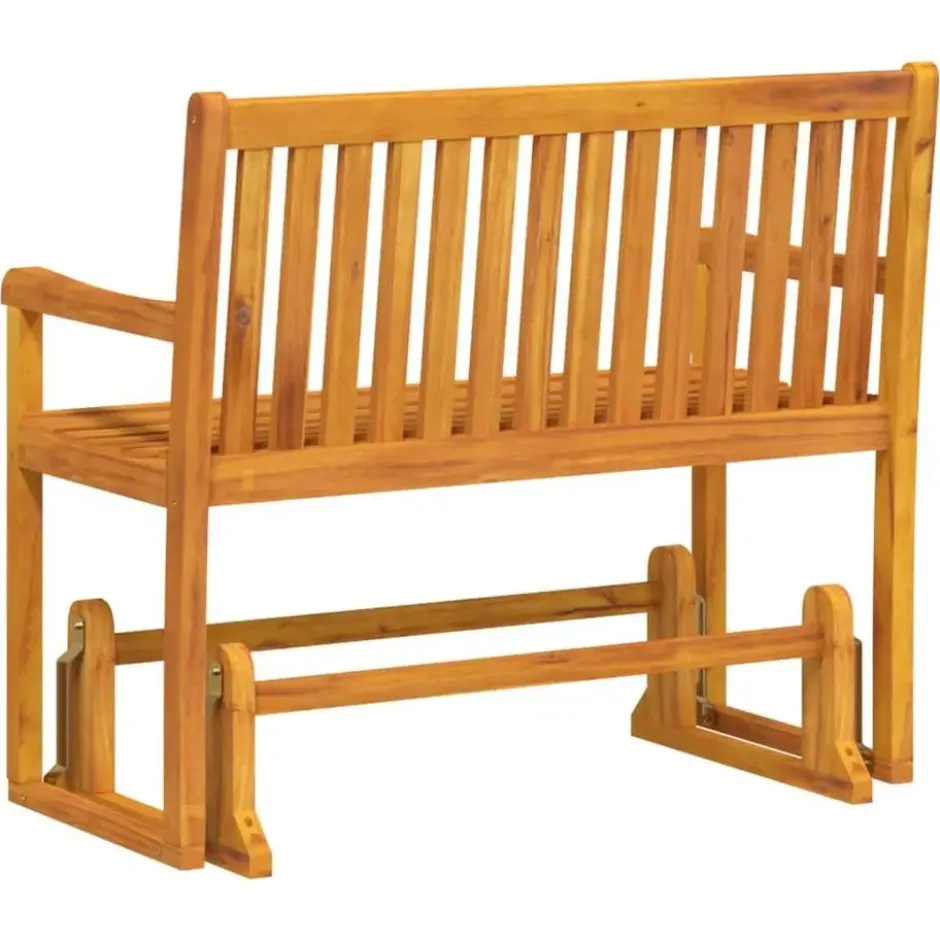 vidaXL - Schommelbank - Bruin - Acaciahout -110 cm