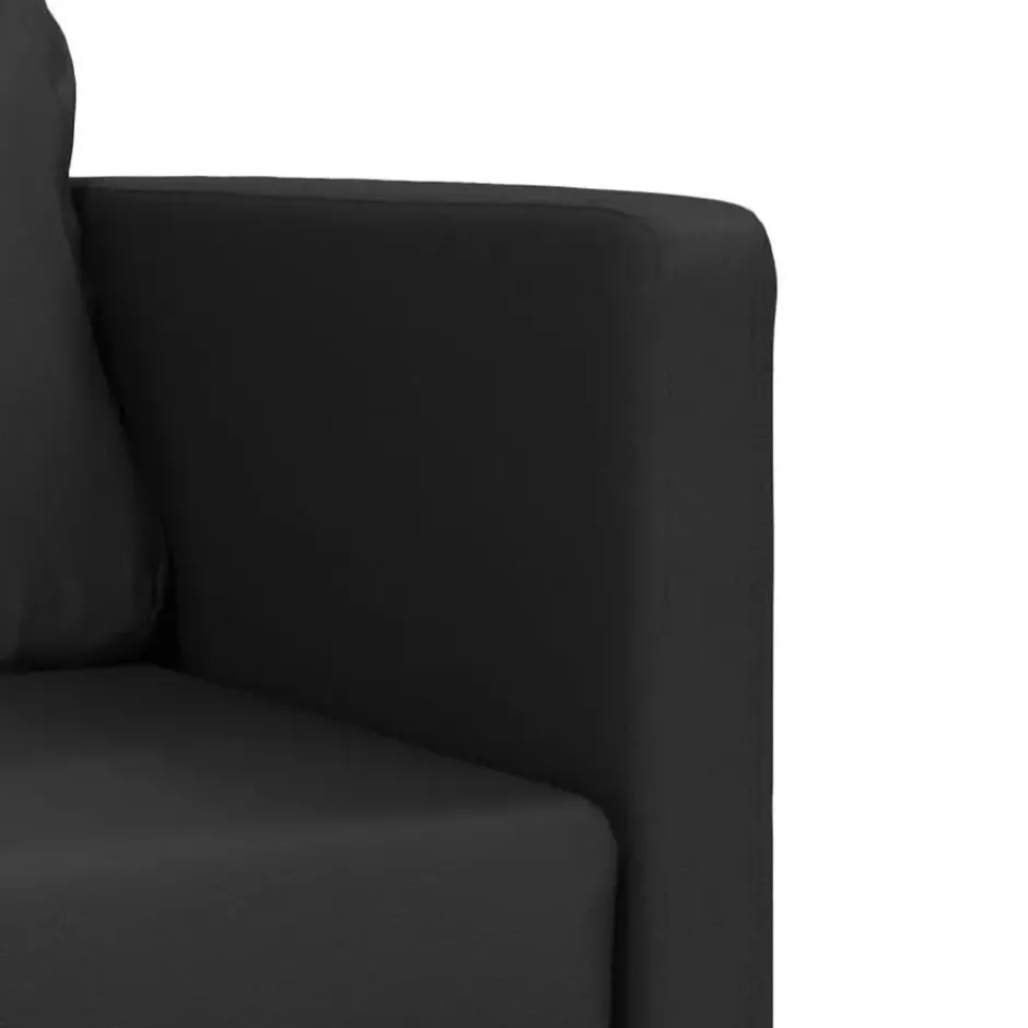 vidaXL Slaapbank 2-zits inklapbaar met kussens - Donkergroen stof - 112 cm