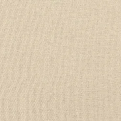 vidaXL Slaapbank 2-zits inklapbaar met kussens - Crème stof - 112 cm