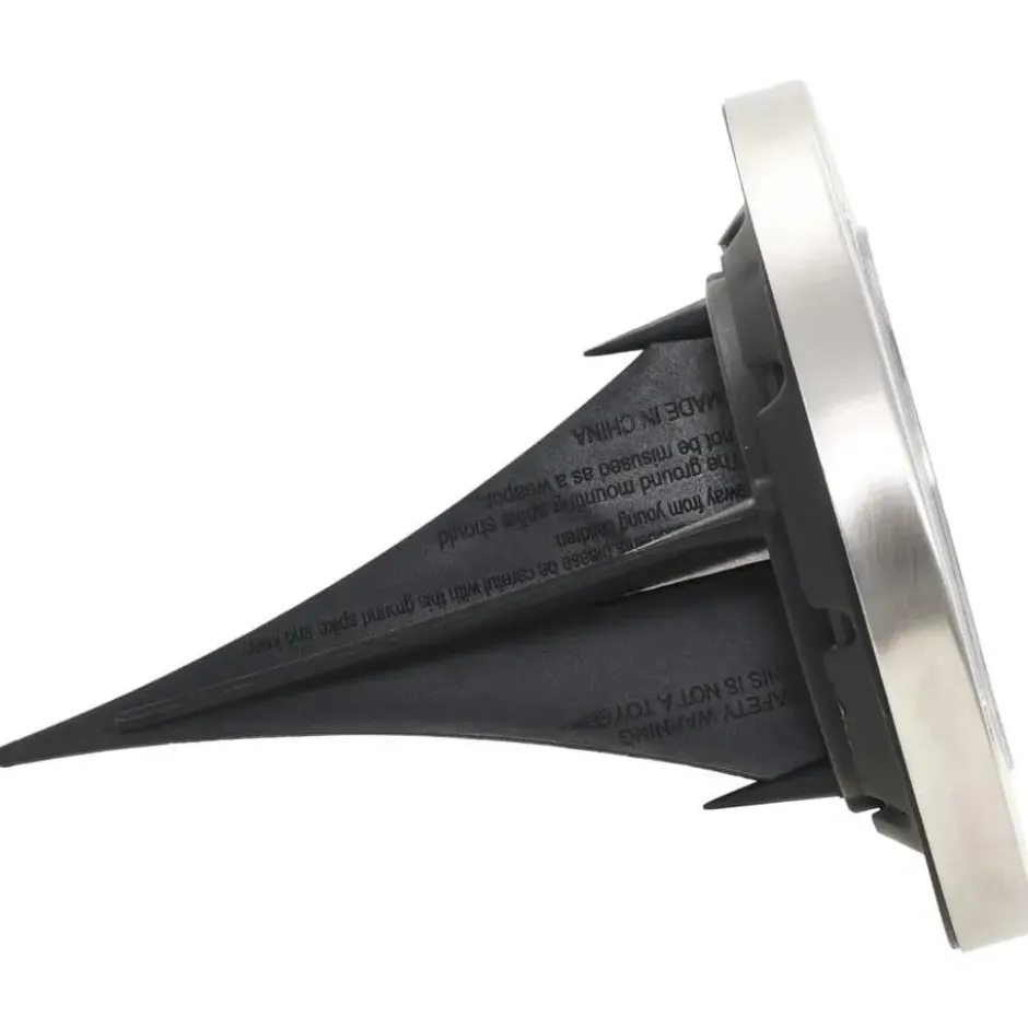 vidaXL - Solar Grondlamp - Zilver - Kunststof - 8 stuks
