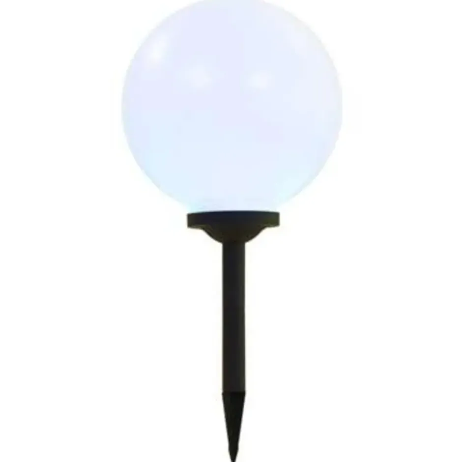 vidaXL - Solarlamp - Wit - Polypropyleen - 30 cm - 2 stuks
