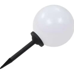 vidaXL - Solarlamp - Wit - Polypropyleen - 30 cm - 2 stuks