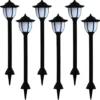 vidaXL - Solarlamp - Zwart - Polypropyleen - 6 stuks