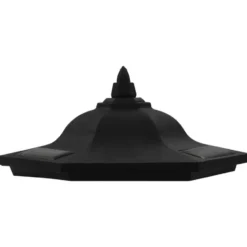 vidaXL - Solarlamp - Zwart - Polypropyleen - 3 stuks