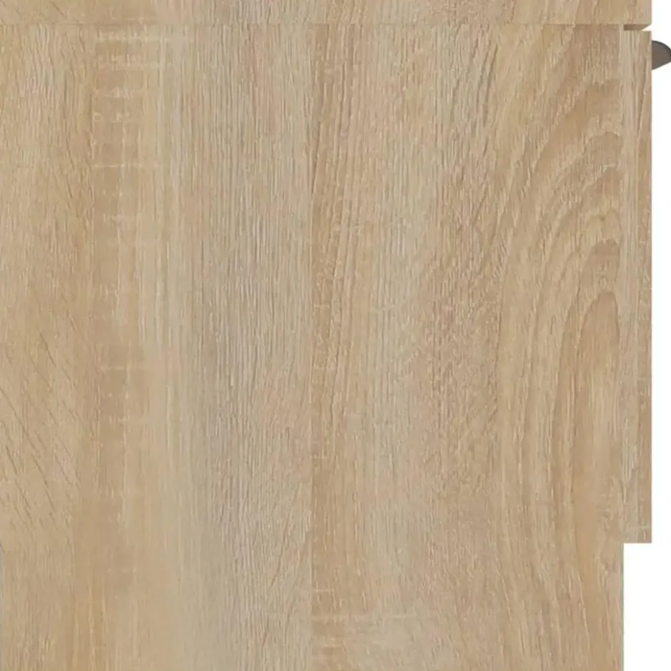 vidaXL - Sonoma eiken TV-meubel met 3 deuren - Bewerkt hout - 102x35x36,5 cm