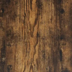vidaXL - Spiegelkast LED 60x12x45 cm bewerkt hout gerookt eikenkleurig