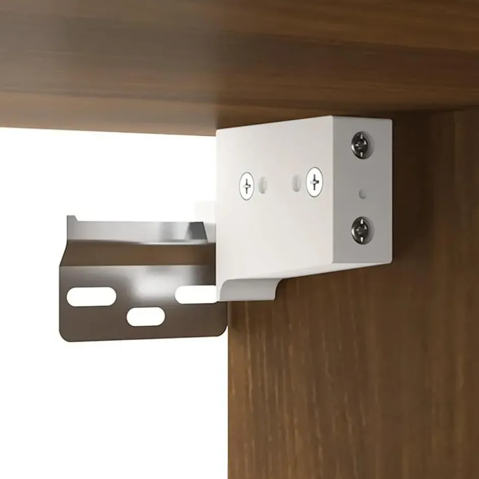 vidaXL - Spiegelkast met LED-verlichting 70x16,5x60 cm bruin eikenkleur