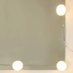 vidaXL - Spiegelkast met LED-verlichting 90x31,5x62 cm grijs sonoma