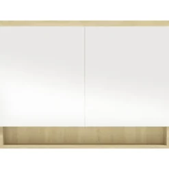vidaXL - Spiegelkast - Wit - MDF
