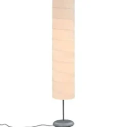 vidaXL - Staande Lamp - Wit - Papier