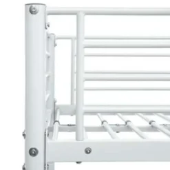 vidaXL - Stapelbed - Wit - metaal - 90x200 cm