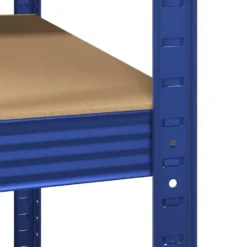 vidaXL - Stellingkast - Blauw - Staal