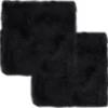 vidaXL - Stoelkussen - Grijs - Fleece