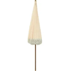 vidaXL - Strandparasol - Geel - Polyester