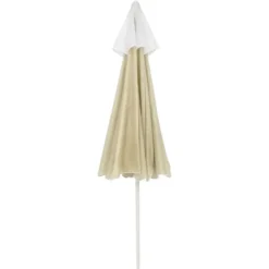 vidaXL - Strandparasol - Geel - Polyester