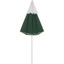 vidaXL - Strandparasol - Groen - Polyester